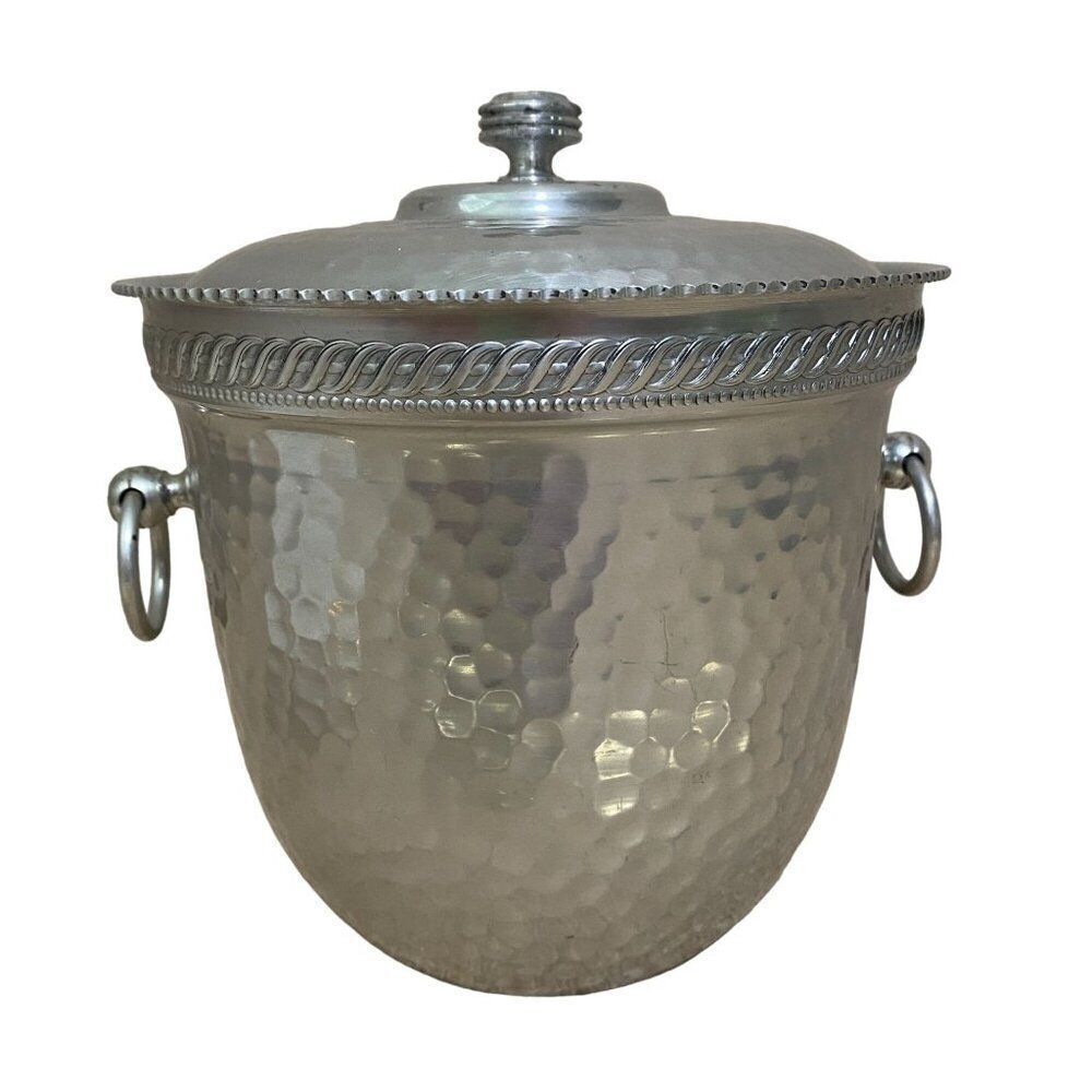 Vintage Aluminum Ice Bucket Vintage